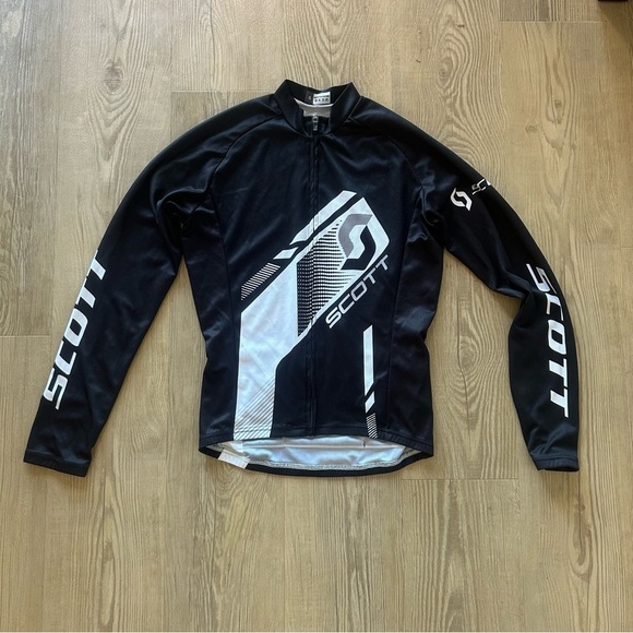 SCOTT Authentic Windbreaker Cycling Jacket Top Men’s size small with pockets - Picture 1 of 6